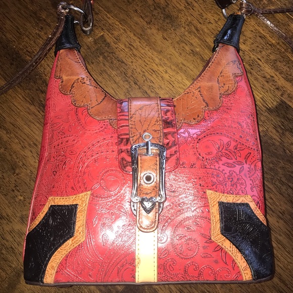 MC Marc Chantal Tooled Leather Purse - Picture 4 of 15